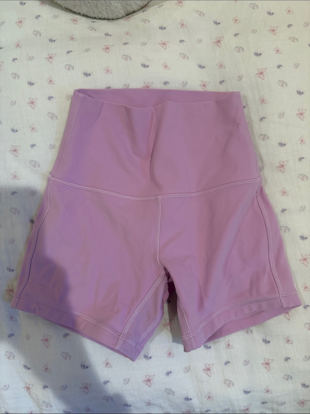 lululemon athletica High-Rise Bike Shorts in Light Lavender
